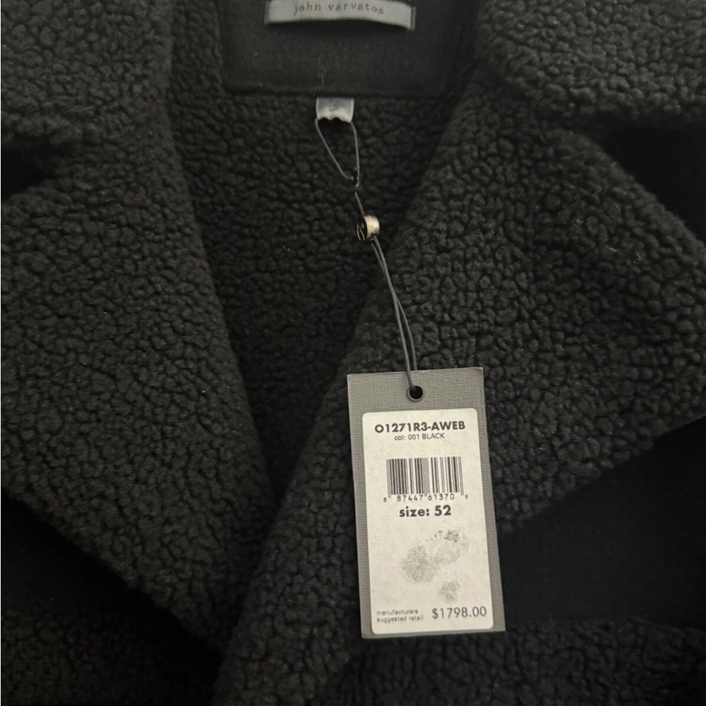John Varvatos Black Coat - Picture 8 of 9